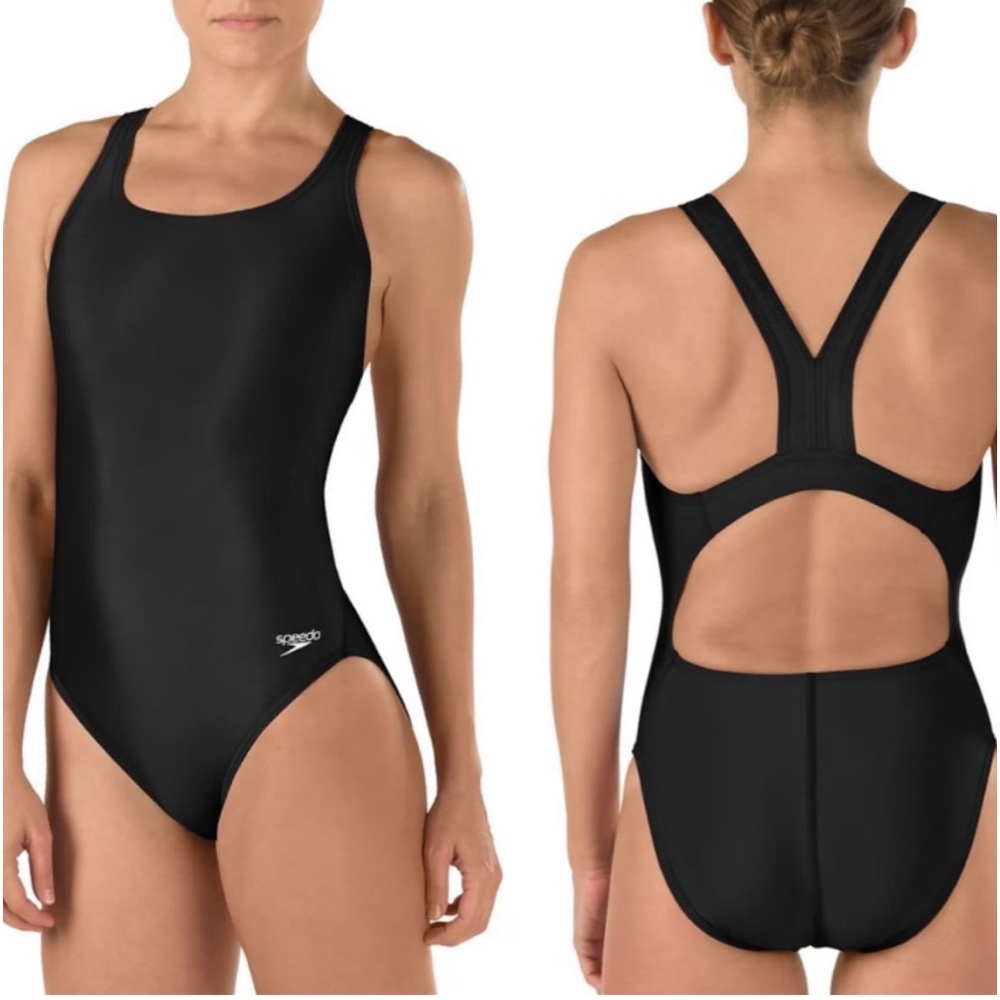 Speedo women’s black pro LT super pro swimsuit size 8 or 12 34 38 nwt lifeguard